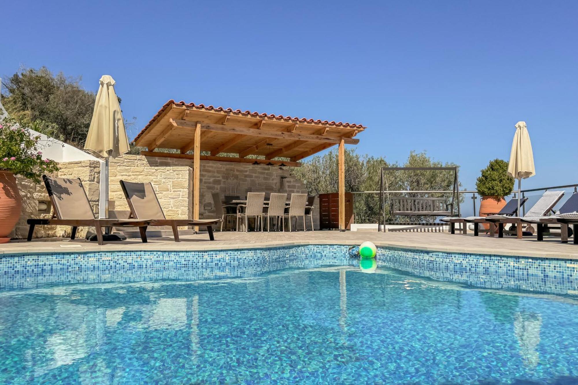 Pano Stalos Villas Bagian luar foto