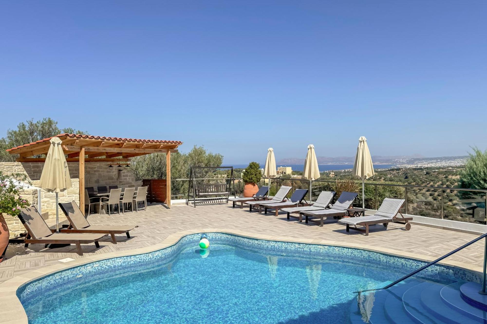 Pano Stalos Villas Bagian luar foto